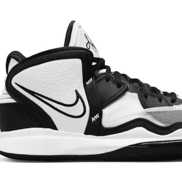 NIKE KYRIE INFINITY TB WHITE BLACK SNEAKERS - Picture 1 of 16